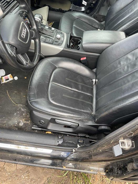 кожен салон audi a6 c7 4g кожен салон ауди а6 ц7 4г