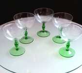 Pahare din cristal fin de Bohemia