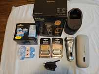 Vând aparat de ras Braun seria 9 Model 9477cc Pro cu extra accesorii