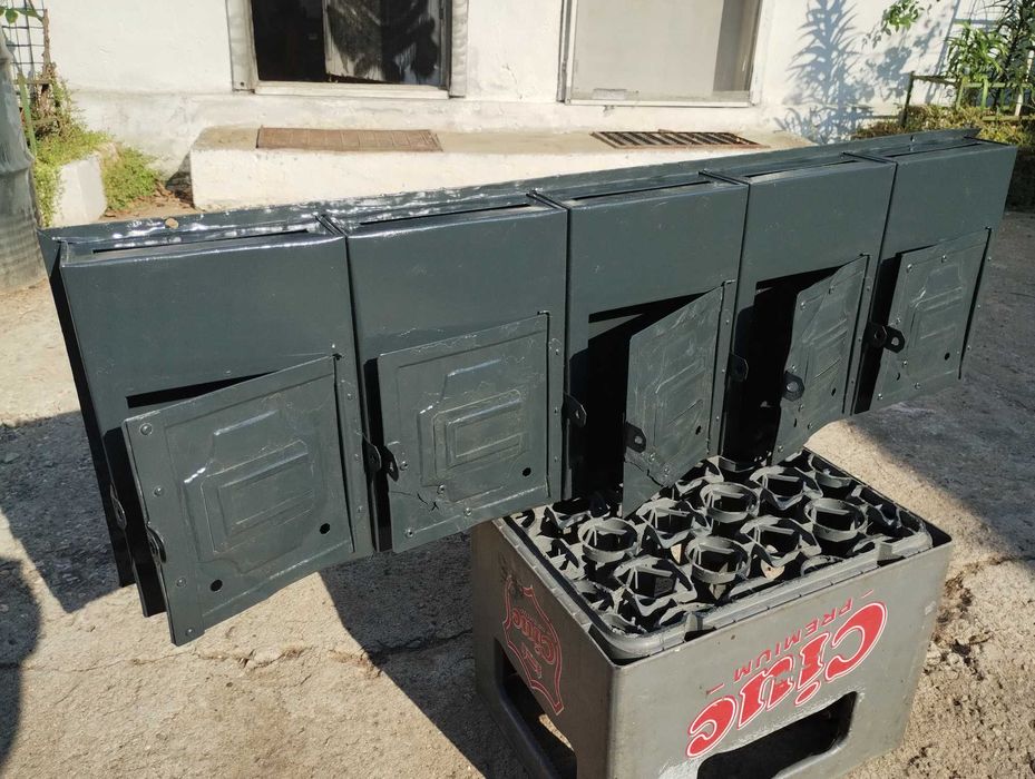 Corp cutie postala - 5 cutii postale comuniste reconditionate