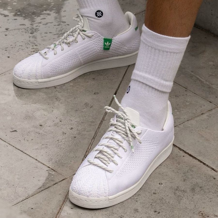 Мъжки кецове Adidas Pharrell Williams Superstar White Green