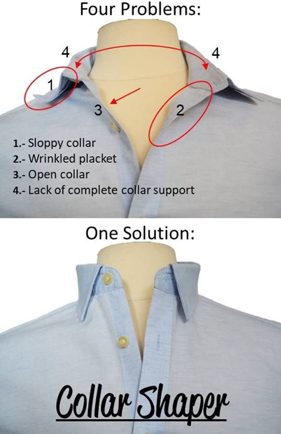 Система поддержки воротника Collar Shaper, США, косточки для воротника