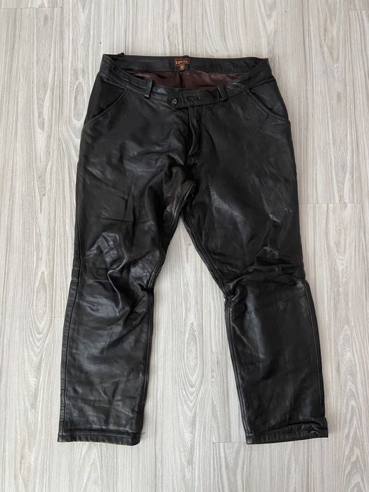 Harkila- оригинален ловен панталон от естествена кожа размер Л