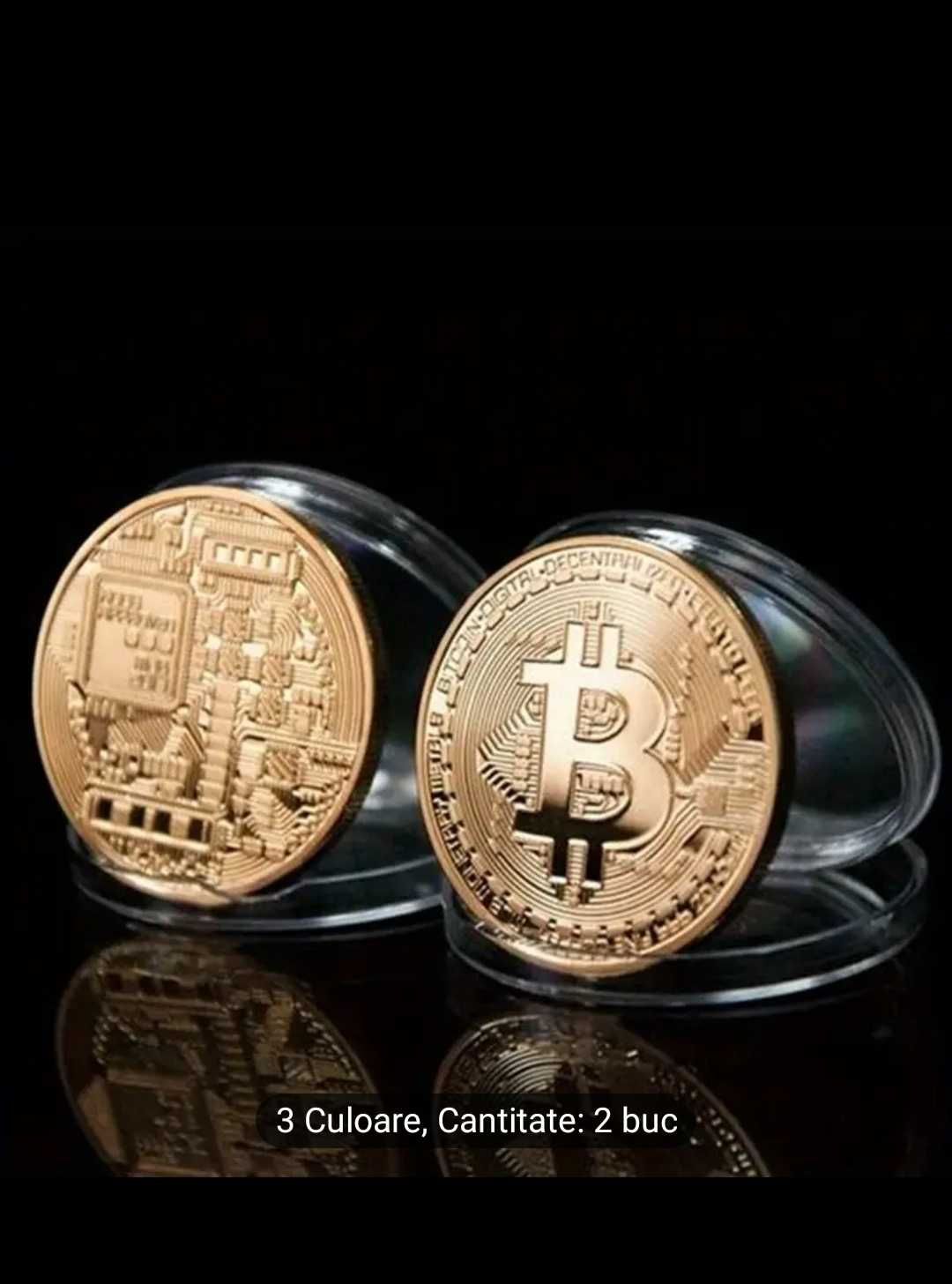 BITCOIN - Moneda de colectie !!! Pretabila cadou !!!
