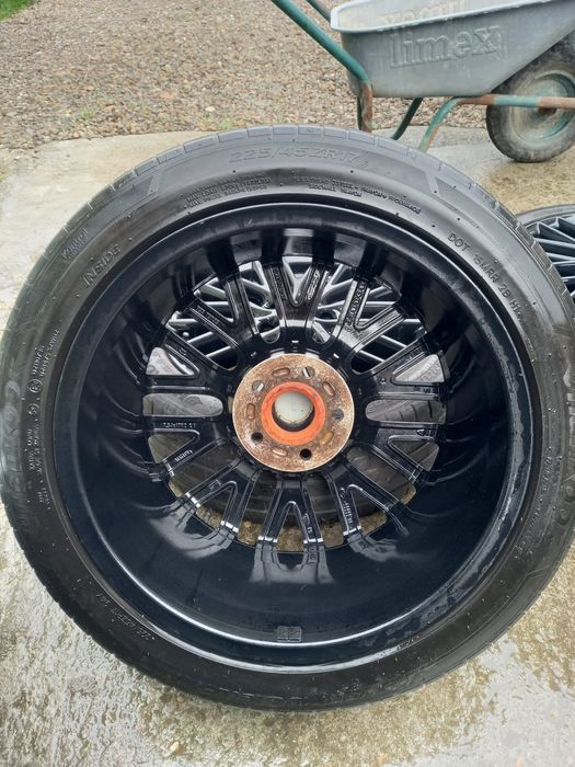 Jante 17 Borbet 5x112 cu anvelope iarna, seat ,skoda,audi,Volkswagen