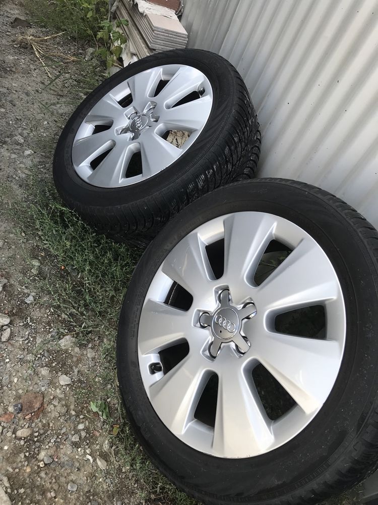 Jante aliaj audi a4 b8 5x112 r17 et45 7,5j nokian 225 50 r17 iarna