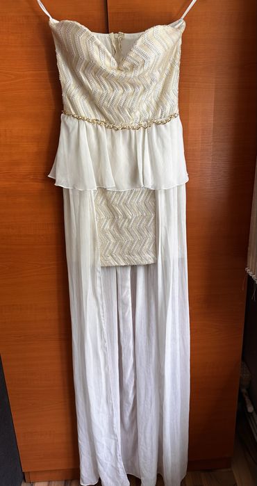 Rochie eleganta cu paiete si trena