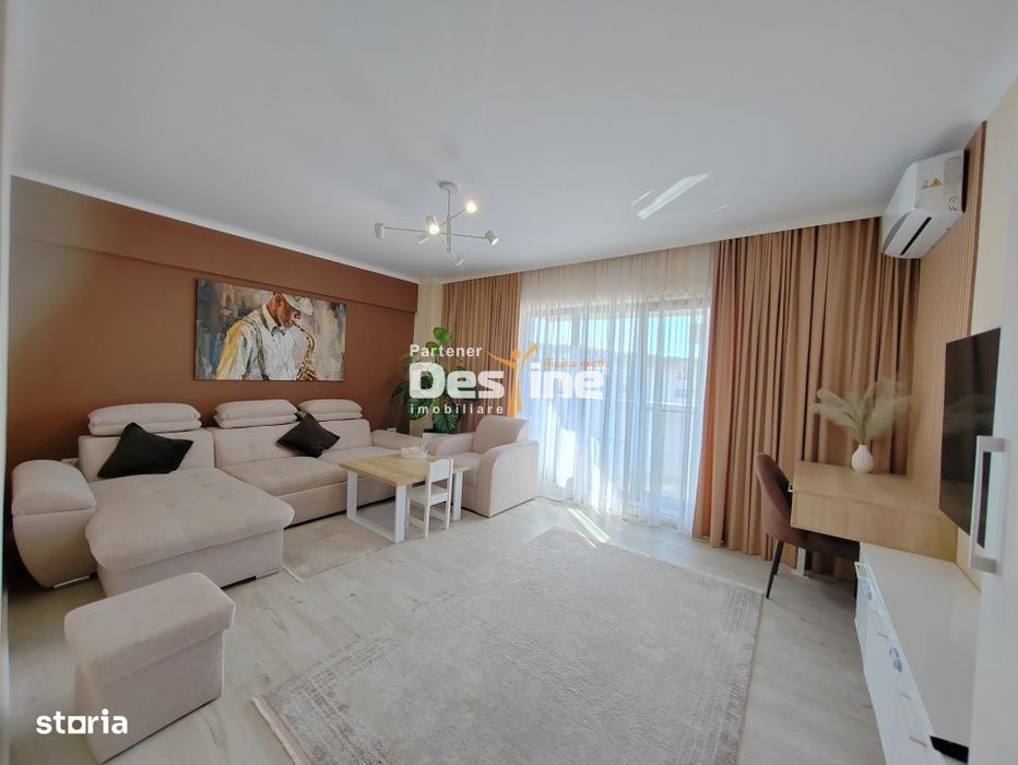 Apartament 2 camere 65.5 mp MOBILAT si UTILAT - Bucium-Visan