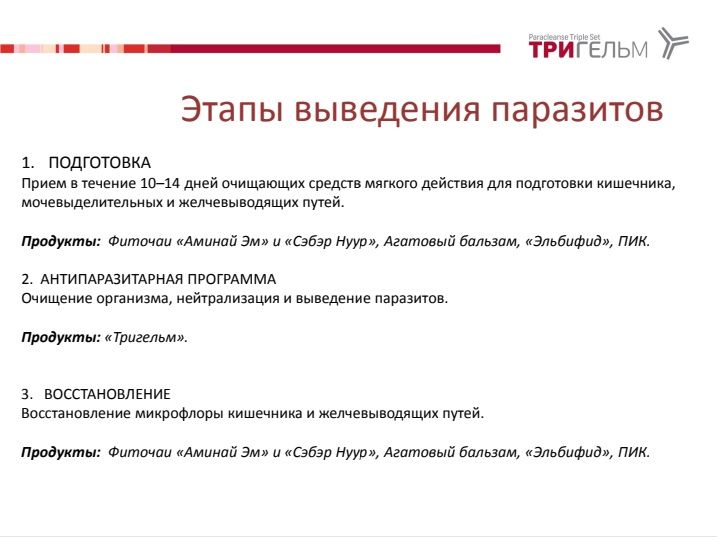 Антипаразитарный комплекс Тригельм