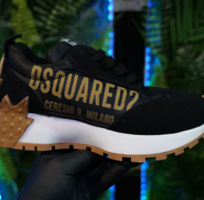 дамски маратонки Dsquared2 Цвят - Черно и Златисто 36-40 номер