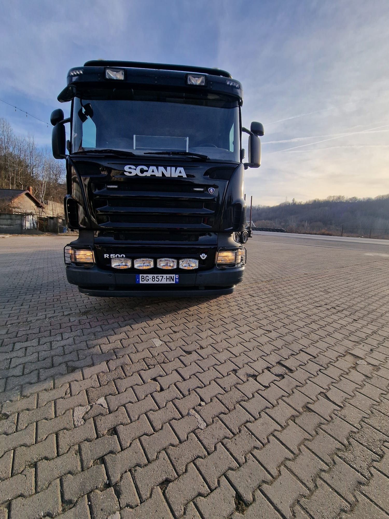 Camion forestier Scania