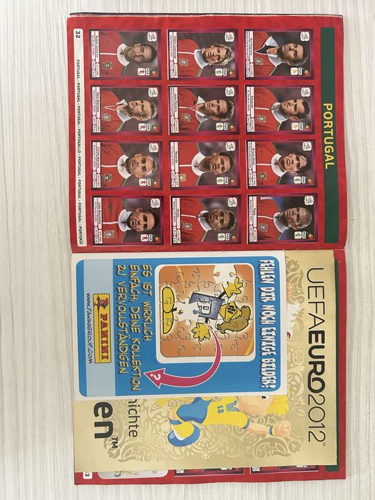 Panini Euro 2012 – напълно попълнен албум