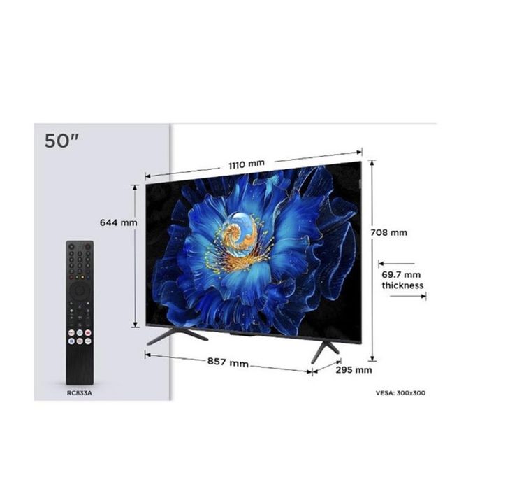 Телевизор TCL 50C6KS чисто нов