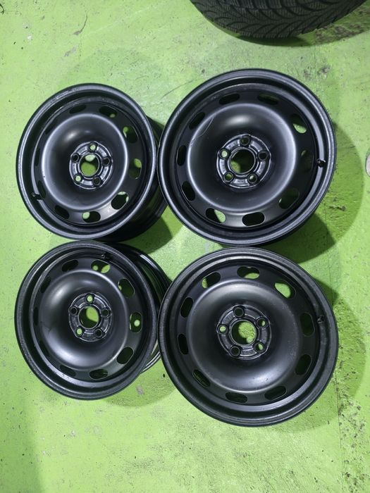 15 5x100 Vw Polo Skoda Fabia Seat 5х100 метални джанти