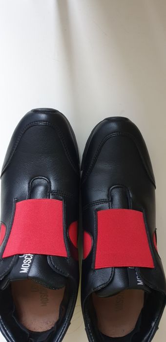 LOVE MOSCHINO Leather Womens Size 40- 25.5- 26см ОРИГИНАЛ! ЕСТ. Кожа!