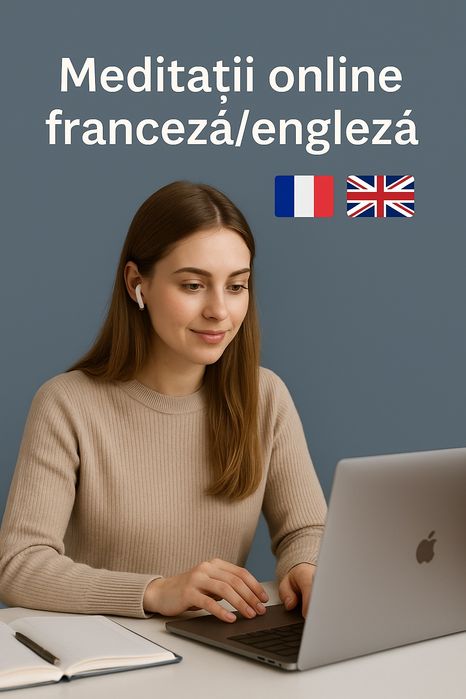 Cursuri online de limbă franceză și engleză  – personalizate.