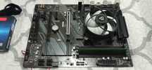 Комплект дъно GIGABYTE, процесор Intel Core i3-9100, RAM8GB, SSD240 MB