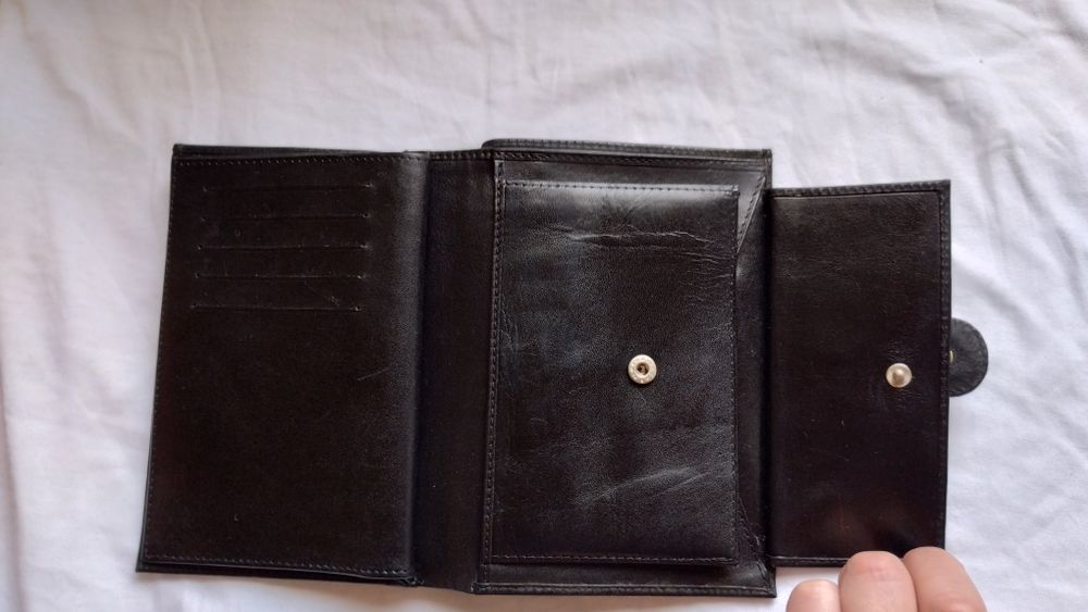 Мъжки портфейл Saaj естествена кожа