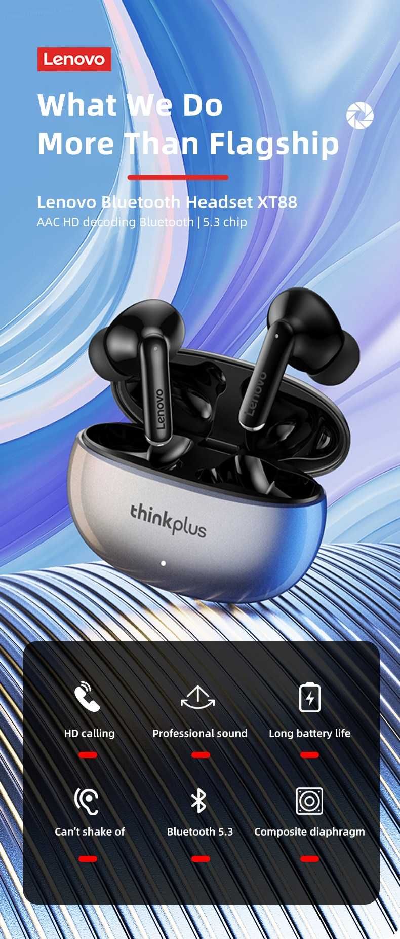 Слушалки Lenovo thinkplus Live Pods