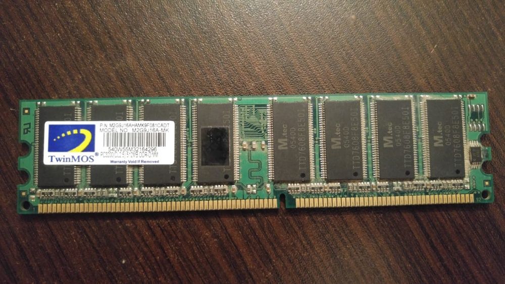 Memorie RAM DD400 512MB TwinMOS PC3200 CL2.5