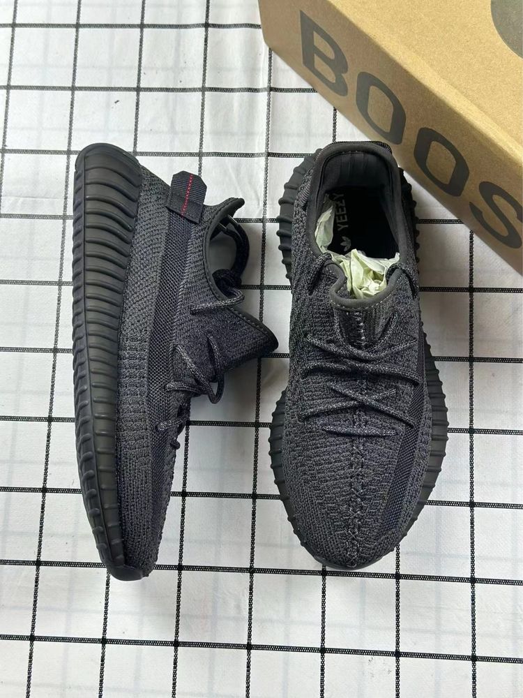 Adidas Yeezy Boost 350 V2 Black Reflectiv Poze Reale 100%