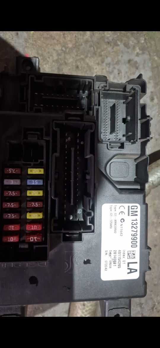 Tablou siguranțe modul confort opel corsa  d