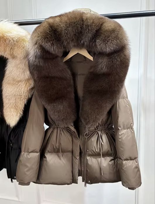 Дамско яке от ествен косъм