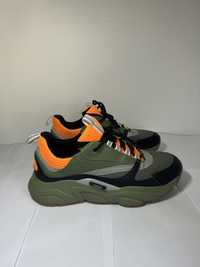 Adidasi/Sneakers Dior B22 Green orange, marimea 44