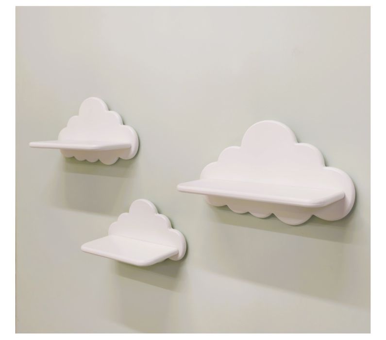 Полки 3шт, облака