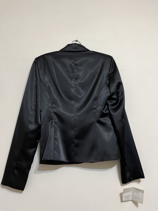 Sacou negru satin