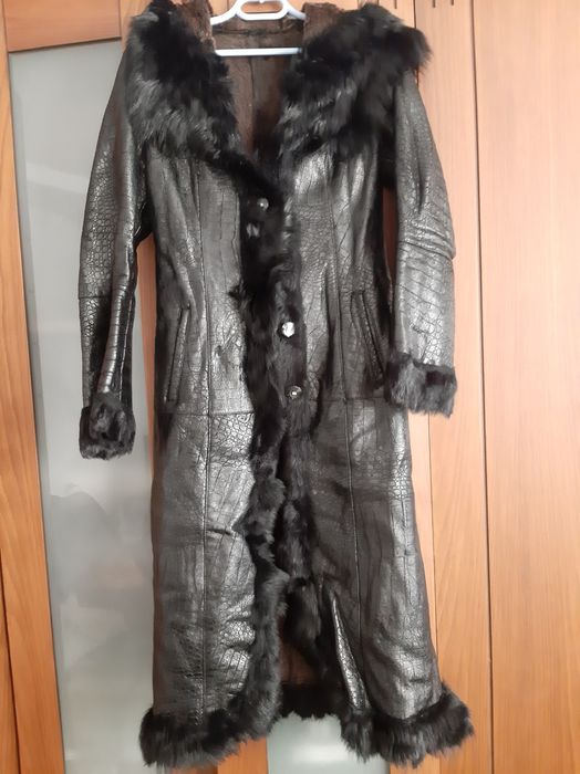 Дубленка  кожанная