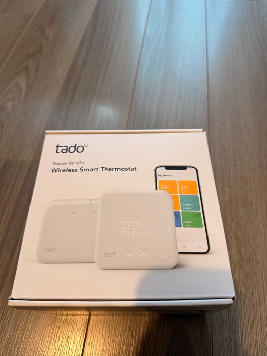 Termostat smart Tado V3+ si Cap termostat calorifer Tado