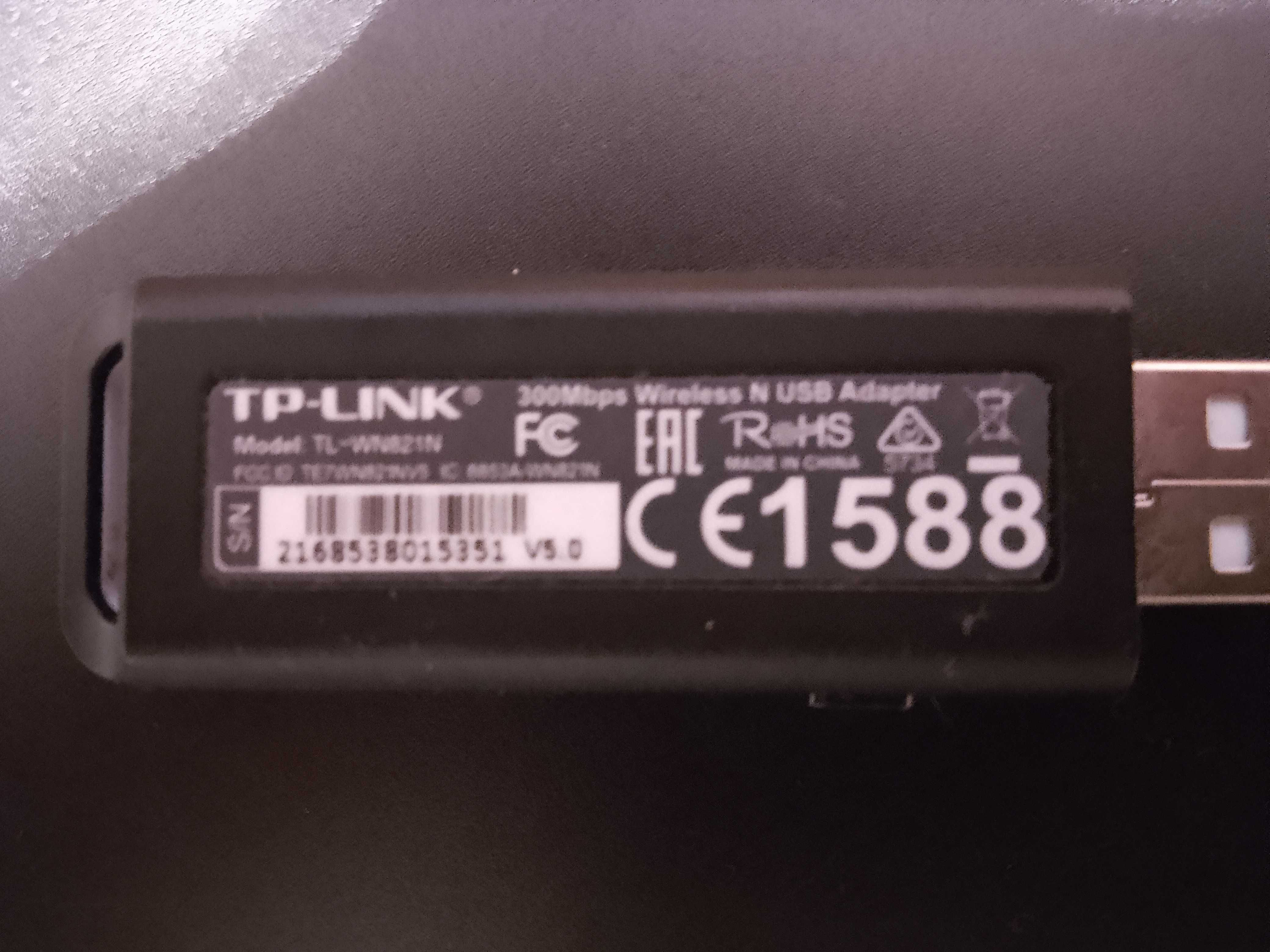Adaptor wireless TP-LINK TL-WN821N, USB 2.0