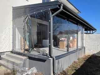 Inchidere foisoare , terase si balcoane cu folie transparenta cristal