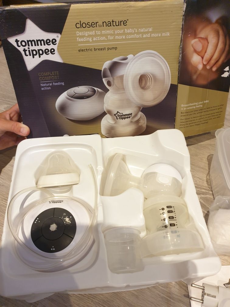 Продавам електрическа помпа за кърма Tommee tippee