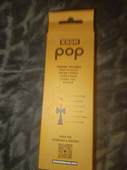 Kendama krom pop