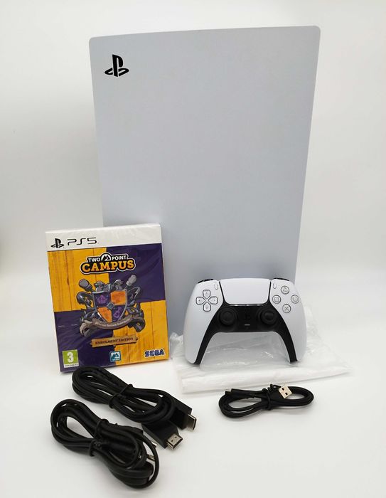 [ps5] Пълен Комплект SONY Playstation 5 FAT с Disk + чисто нова игра