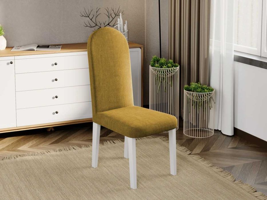 Set Masa Grand Stejar + 4 Scaune Grand Mustar