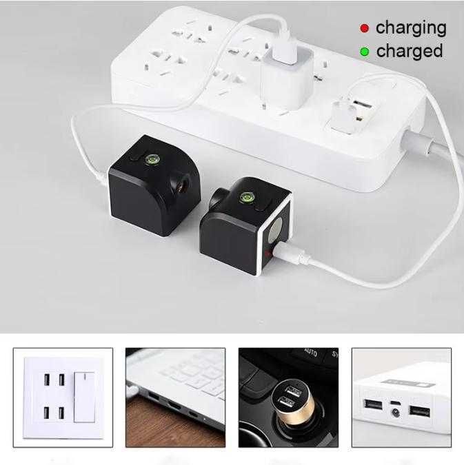 360° Лазерно Нивелиране Кръстосани Линии Магнитно Измерване Адсорбция