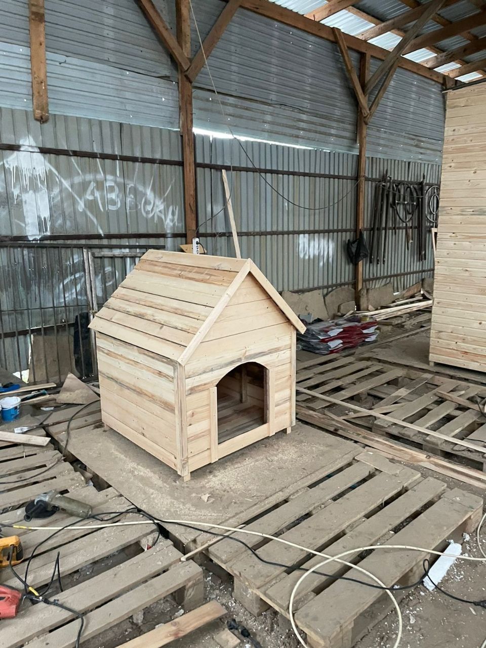 Утепленый будка для собак в Алмате Домик для собак на заказУтепленый