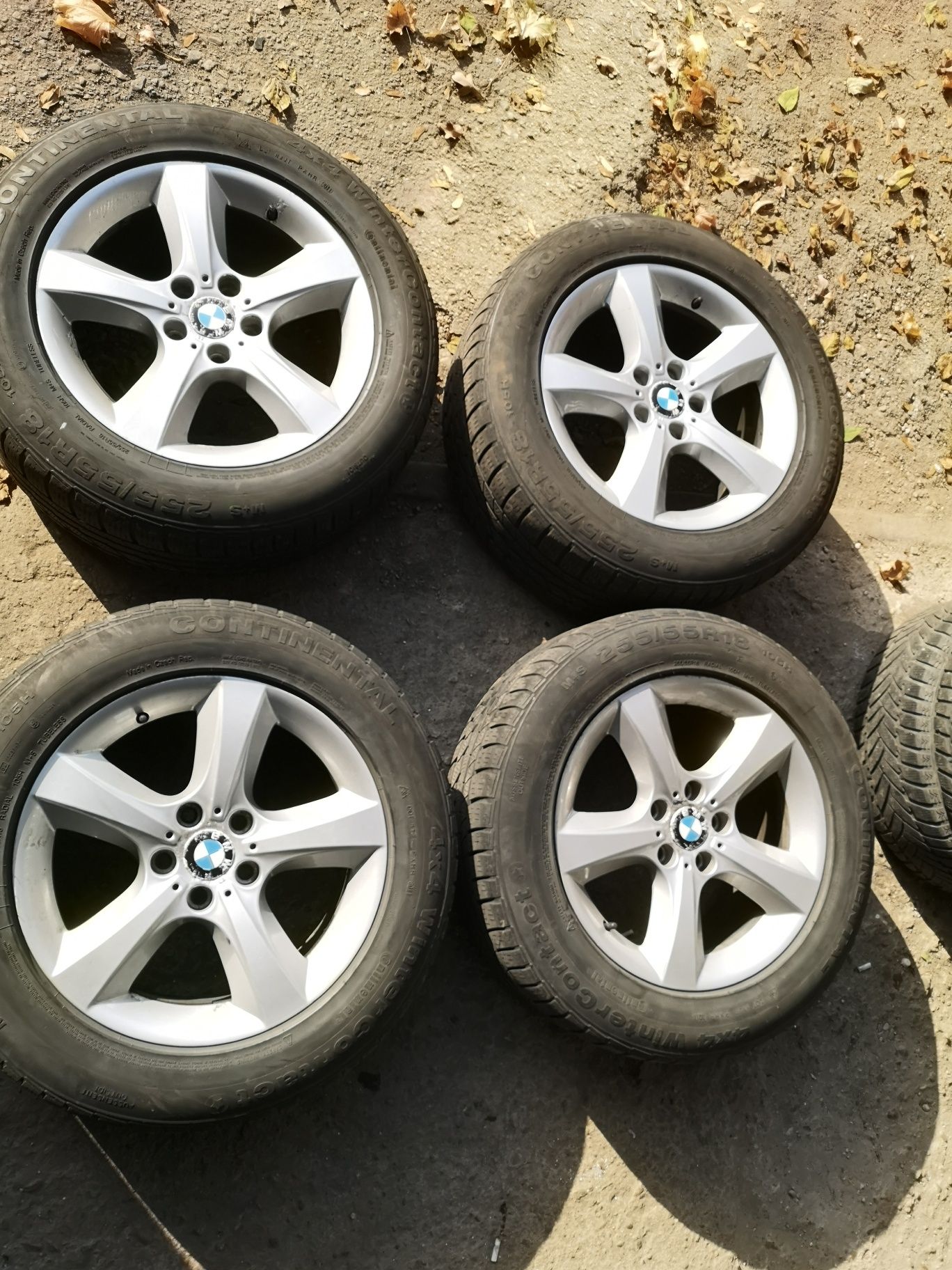 Jante bmw x5 5x120 R18 8,5j et46 anvelope iarna 255 55 R18 continental