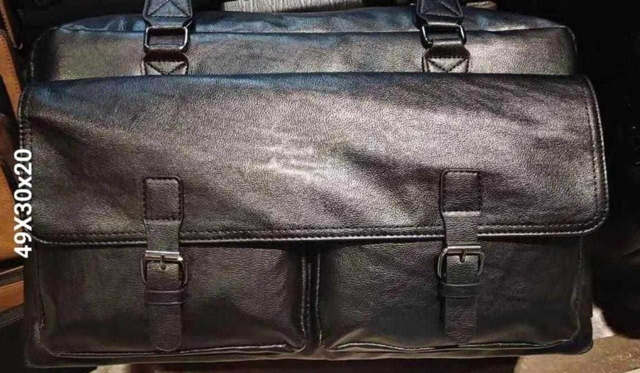 Стильные  кожаные дорожные сумки (0886)