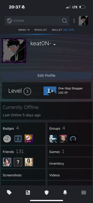 steam с инвентаром на 15к