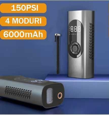 SET Compresor Auto Portabil + Kit Profesional vulcanizare + Manusi