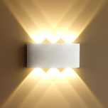 НОВА! LED лампа, аплик, водоустойчива топла светлина, 6W