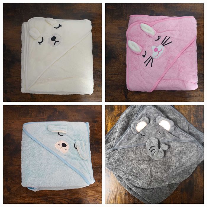 Prosop de baie cu gluga pentru bebelusi