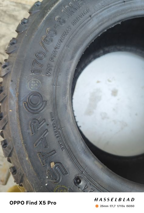 Vând cauciuc pentru tractoras de tuns iarba