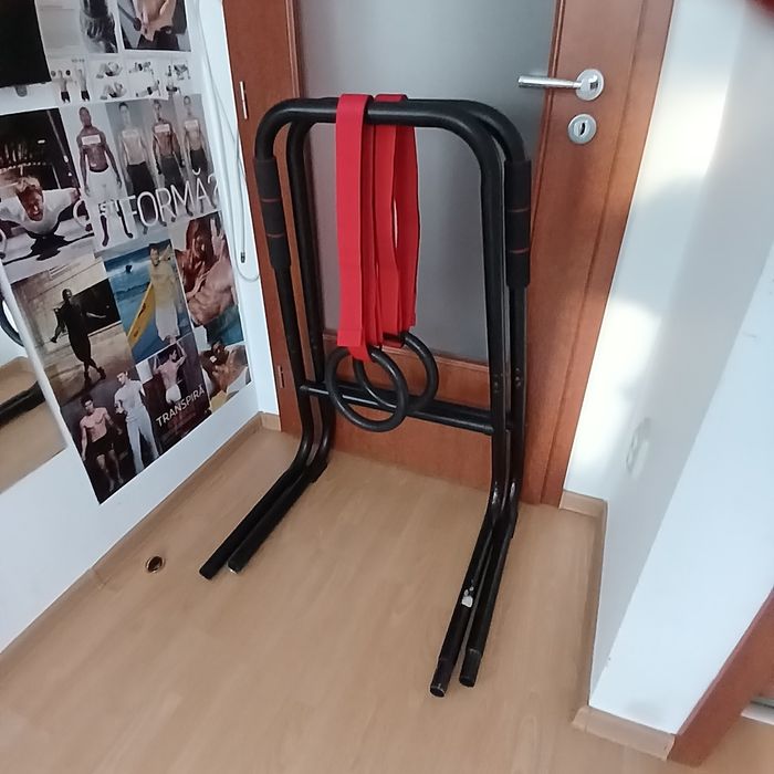 Vand aparat cadru manere paralele inele dips flotari ramat tractiuni