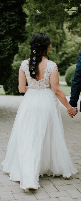 Rochie de mireasa White Lady marime 42 Matase naturala