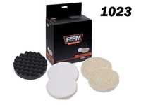 К-т дискове и гъби за чистене и за полиране FERM 1023, 180 мм, 5 части